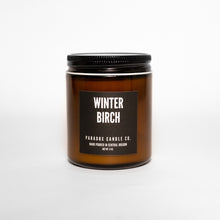Load image into Gallery viewer, paradox candle co oregon winter birch soy candle