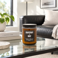 Load image into Gallery viewer, GRAPEFRUIT + MINT CANDLE