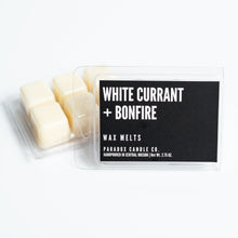 Load image into Gallery viewer, WHITE CURRANT + BONFIRE WAX MELTS